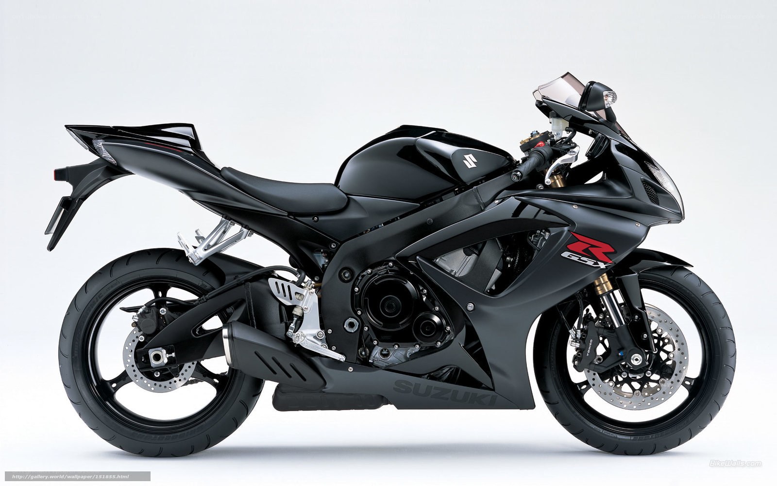 black suzuki gsx-r motorcycle