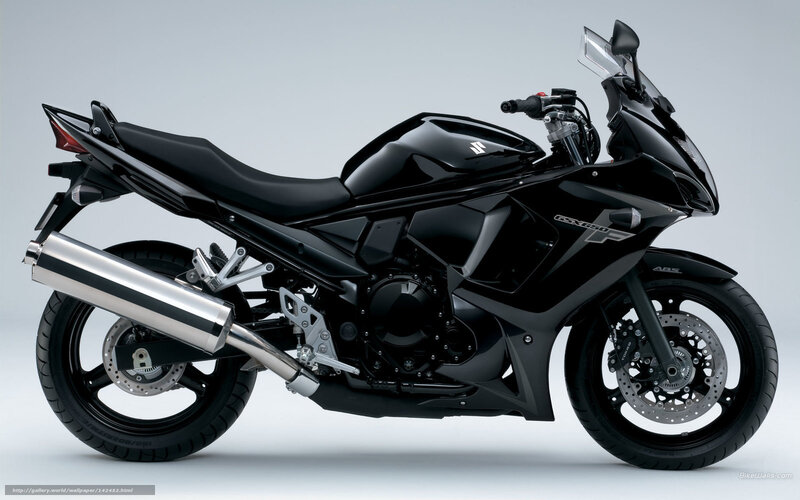 Black Suzuki GSX650F motorcycle