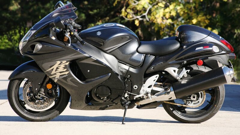Black Suzuki Hayabusa Motorcycle — Calm