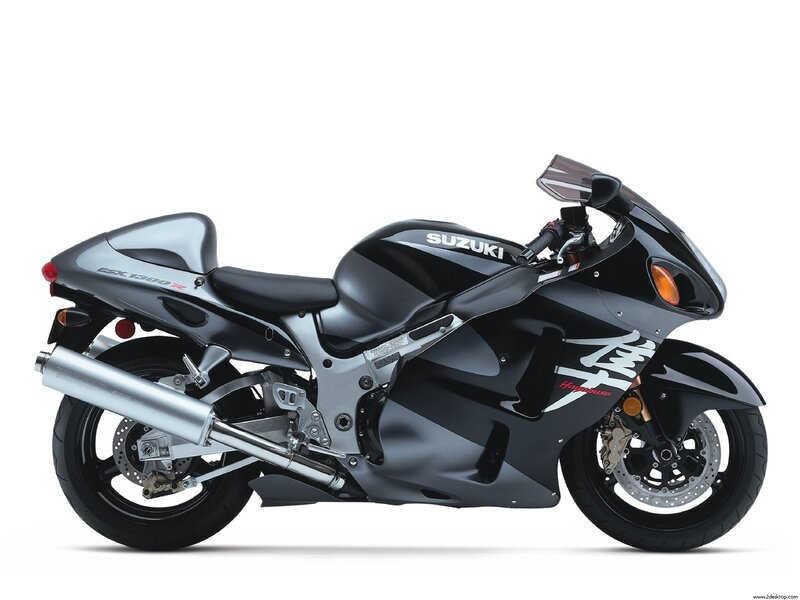 Black Suzuki Hayabusa Motorcycle — Neutral, Photograph