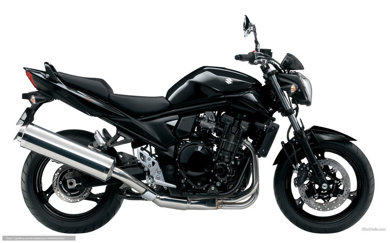 black Suzuki motorcycle