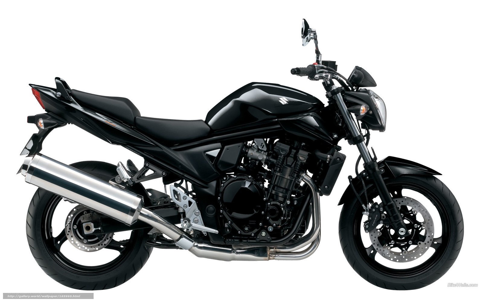 black Suzuki motorcycle