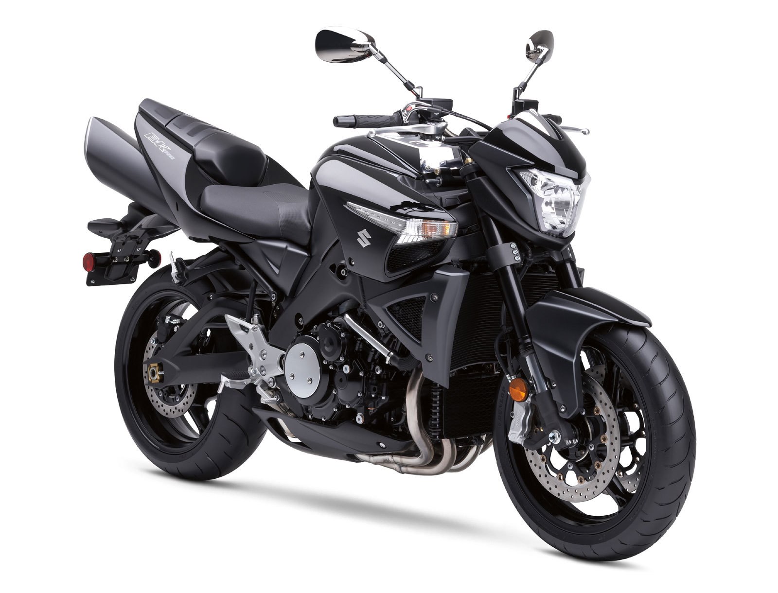 Black Suzuki motorcycle