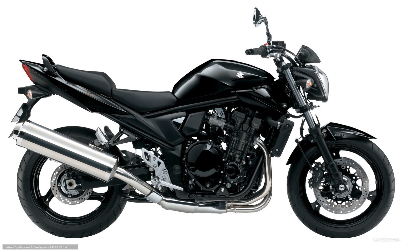 black Suzuki motorcycle