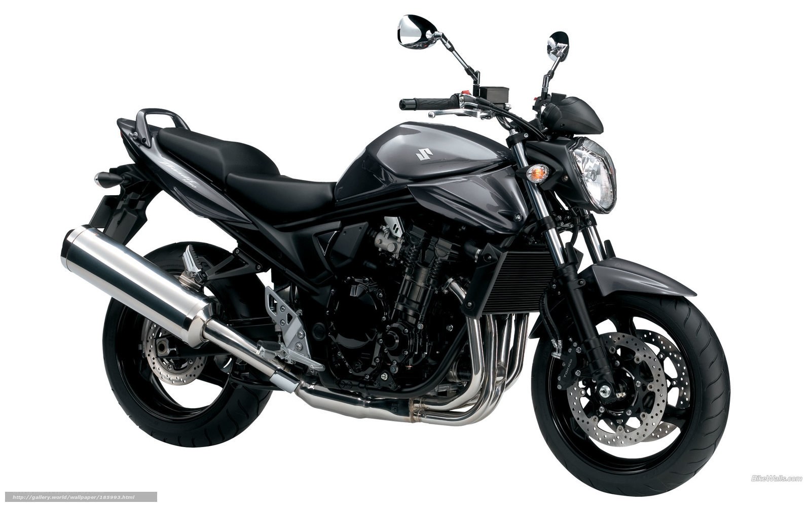 black Suzuki motorcycle