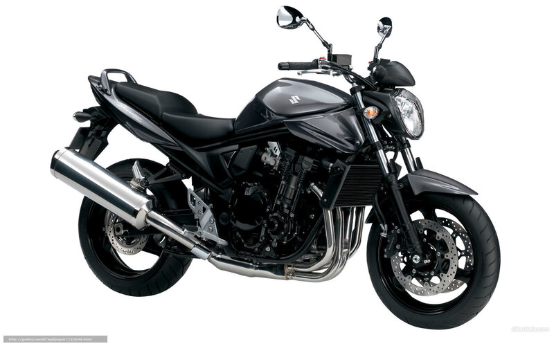Black Suzuki Motorcycle — Neutral, Photograph, Exhaust Pipe, Headlight, Seat