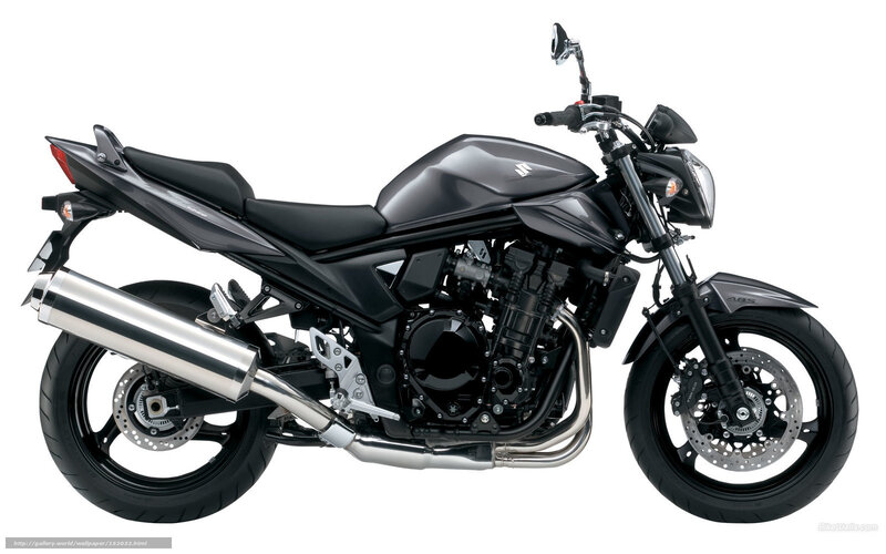 Black Suzuki Motorcycle — Neutral, Photograph, Exhaust Pipe, Headlight