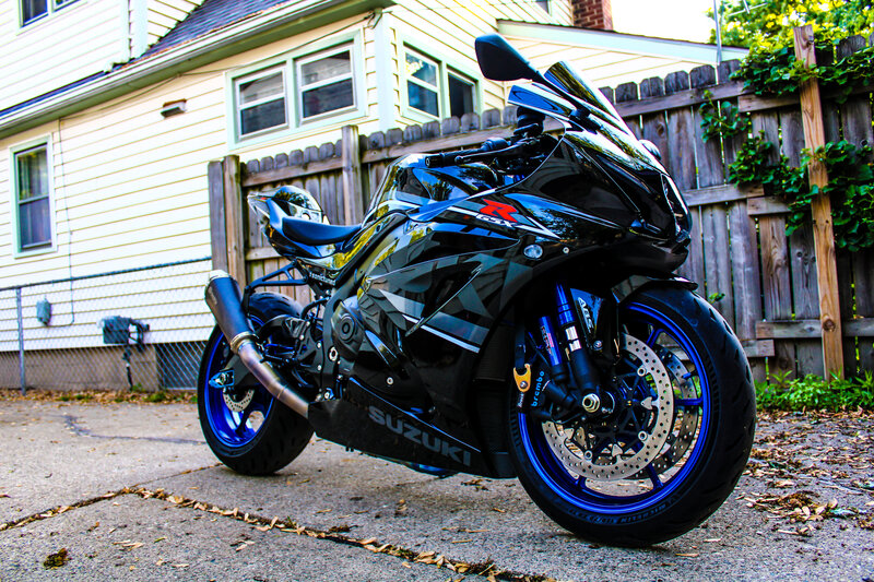 Black Suzuki Sport Motorcycle — Calm