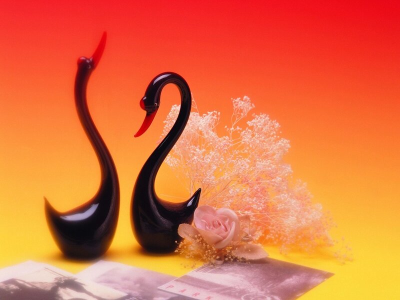 Black Swan Figurines