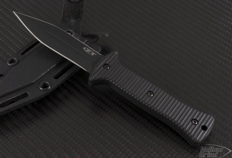 Black Tactical Knife — Neutral, Photograph