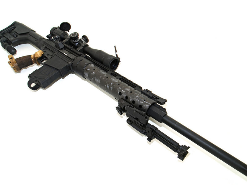 Black Tactical Rifle — Neutral