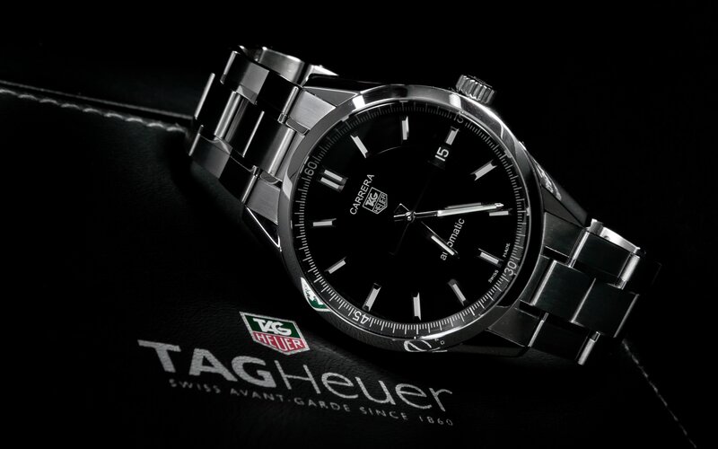 Black Tag Heuer Watch