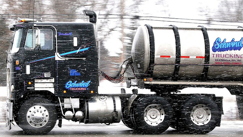 Black Tanker Truck — Cold