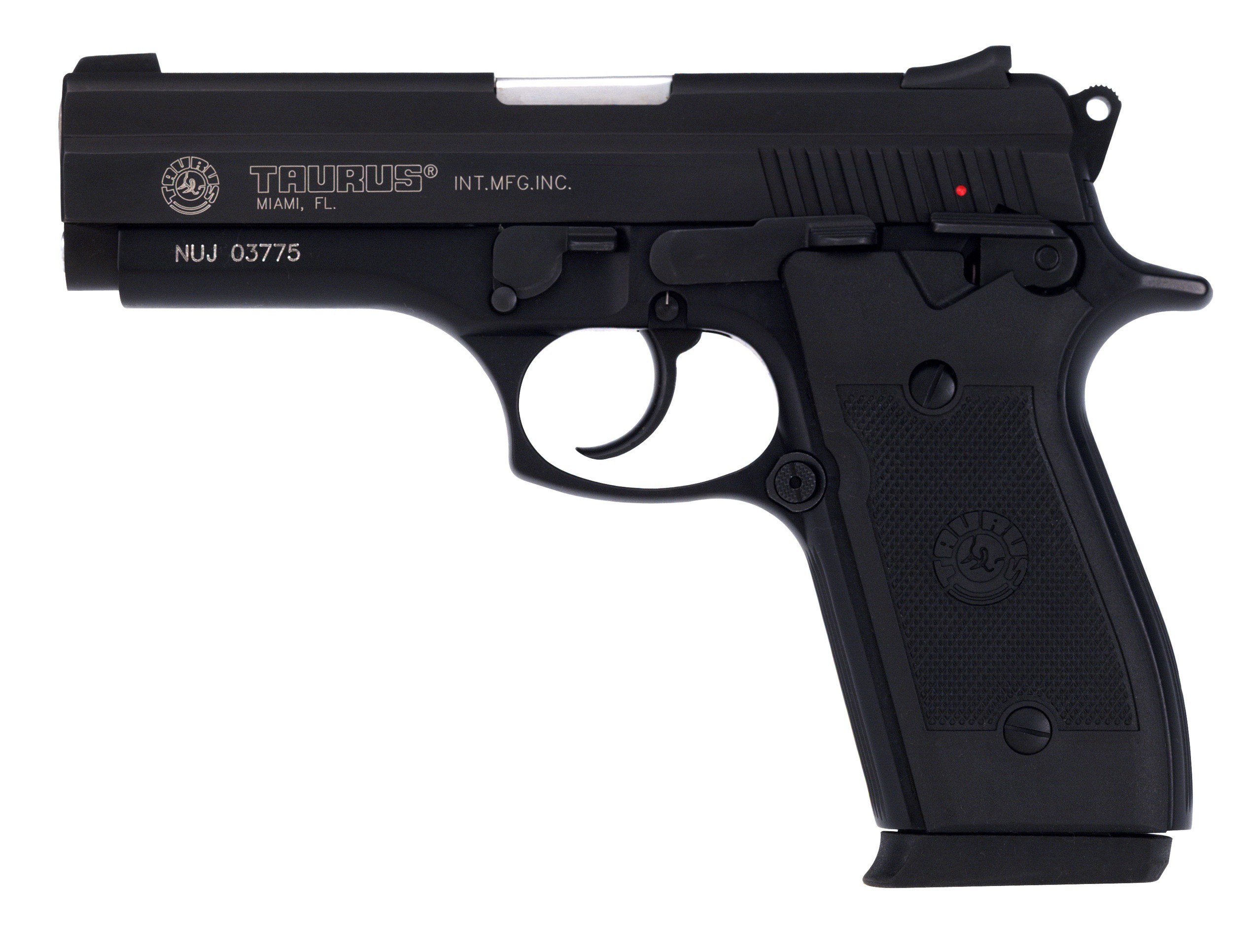 Black Taurus pistol