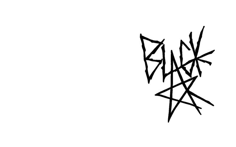black text with star symbol
