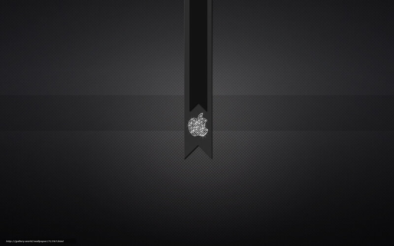 black textured apple logo