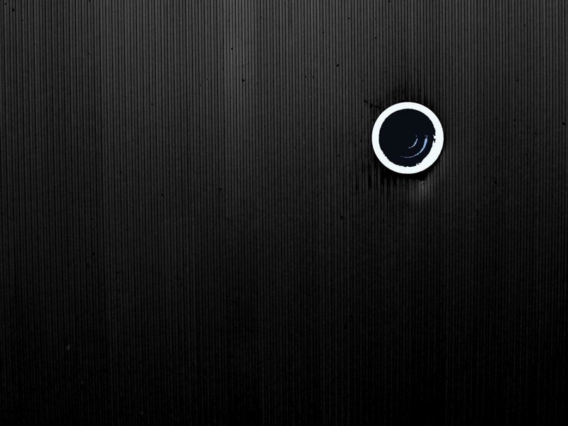 black textured background with circle