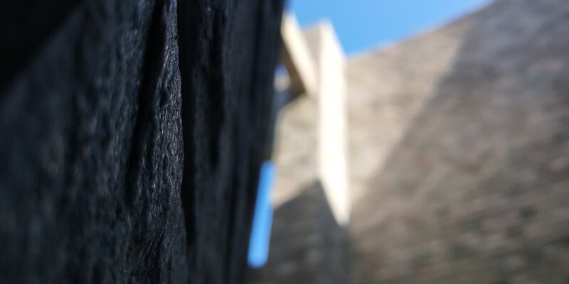 Black Textured Surface — Neutral, Afternoon