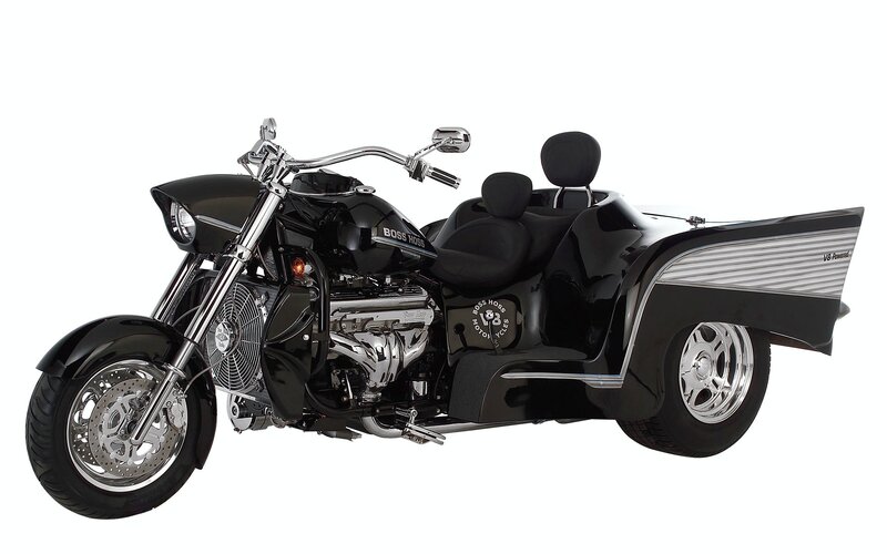 Black Three-wheeled Motorcycle — Showcase