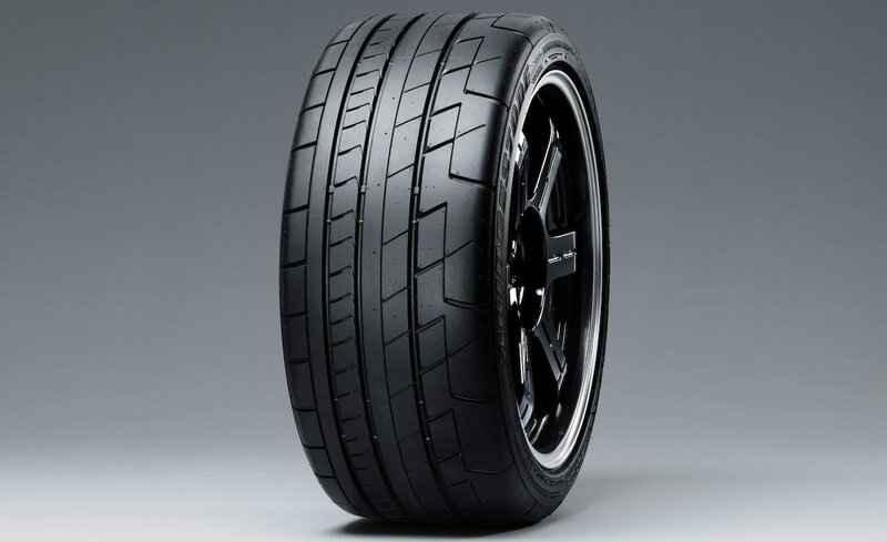 Black Tire on Wheel
