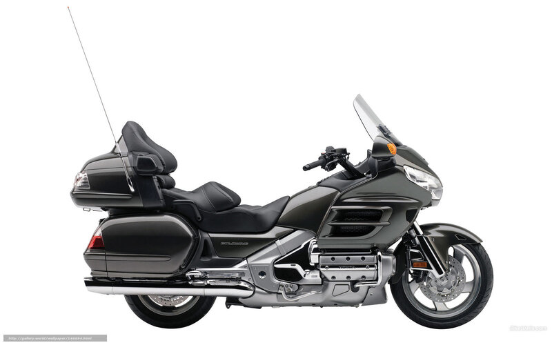 black touring motorcycle