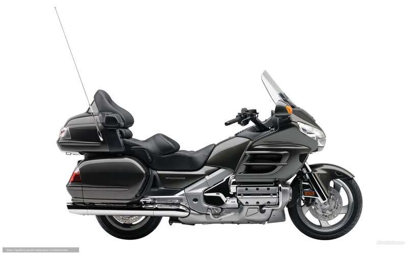 black touring motorcycle