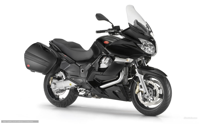 Black Touring Motorcycle — Neutral, Photograph, Saddlebags, Windshield