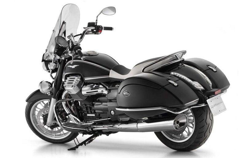 Black Touring Motorcycle — Neutral, Photograph, Windshield