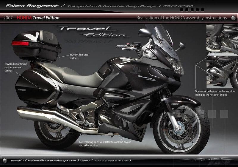 Black Touring Motorcycle — Technical
