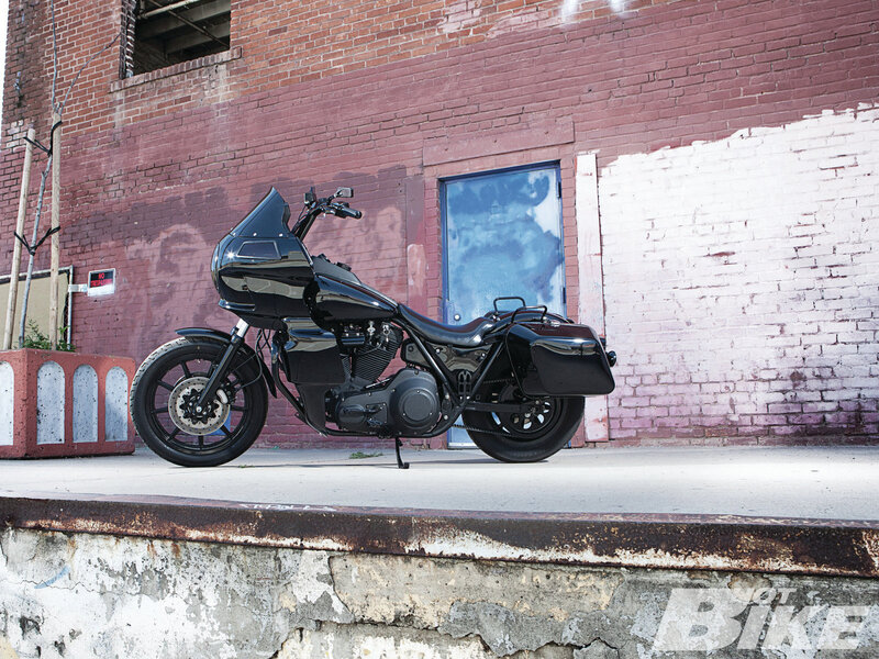 Black Touring Motorcycle — Urban