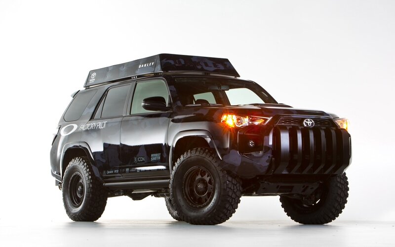 Black Toyota 4runner — Dramatic