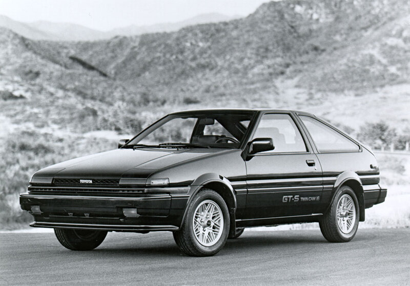 Black Toyota AE86 GT-S