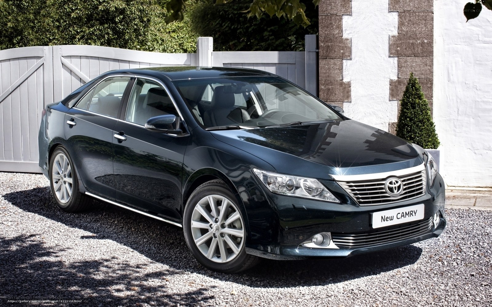 Black Toyota Camry sedan