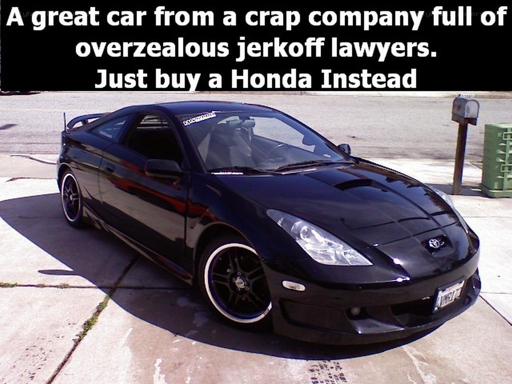 Black Toyota Celica car