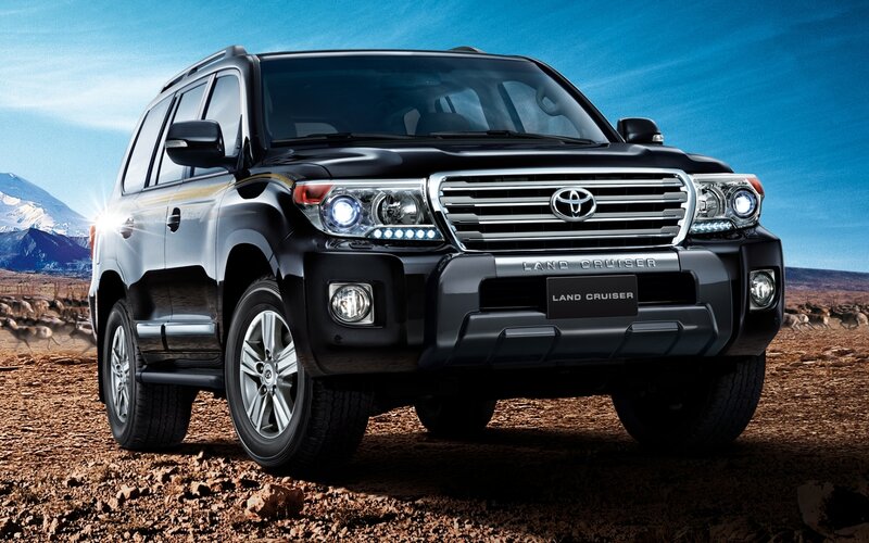 Black Toyota Land Cruiser — Dramatic, Afternoon