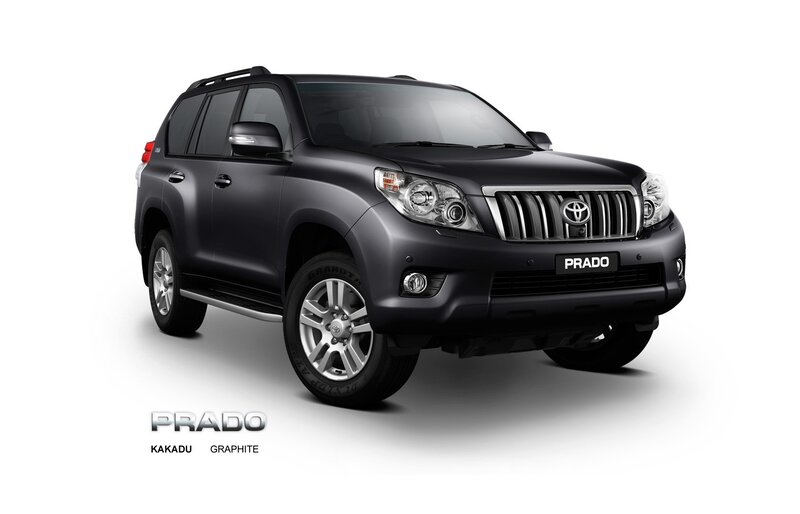 Black Toyota Prado SUV