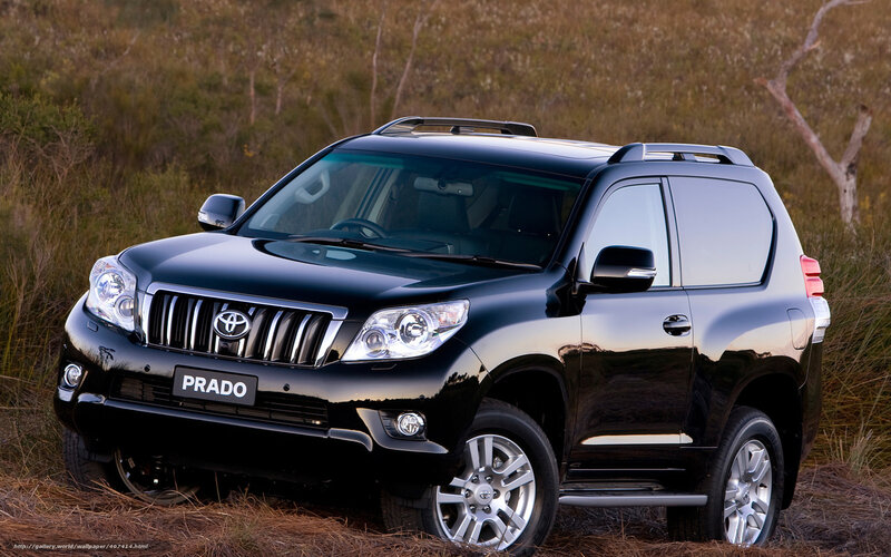 Black Toyota Prado SUV