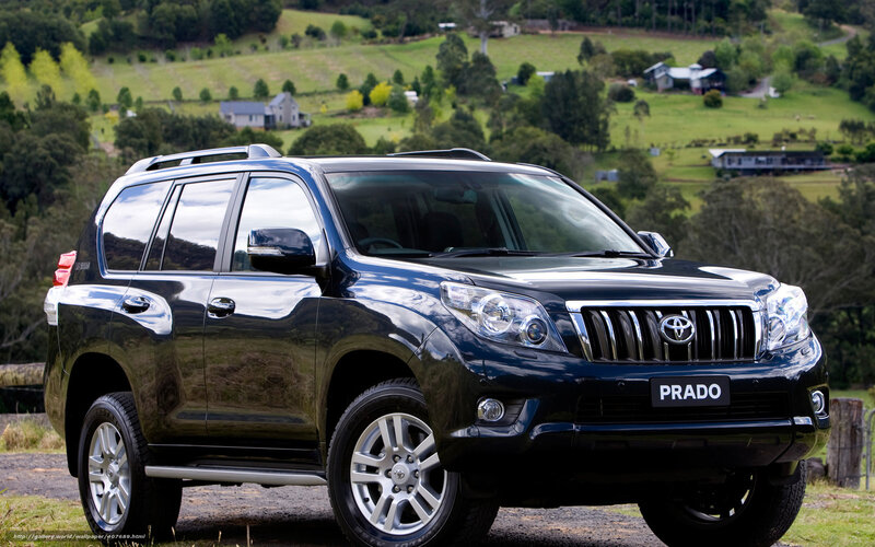 Black Toyota Prado