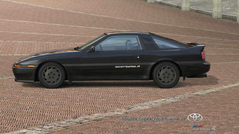 Black Toyota Supra Car — Neutral