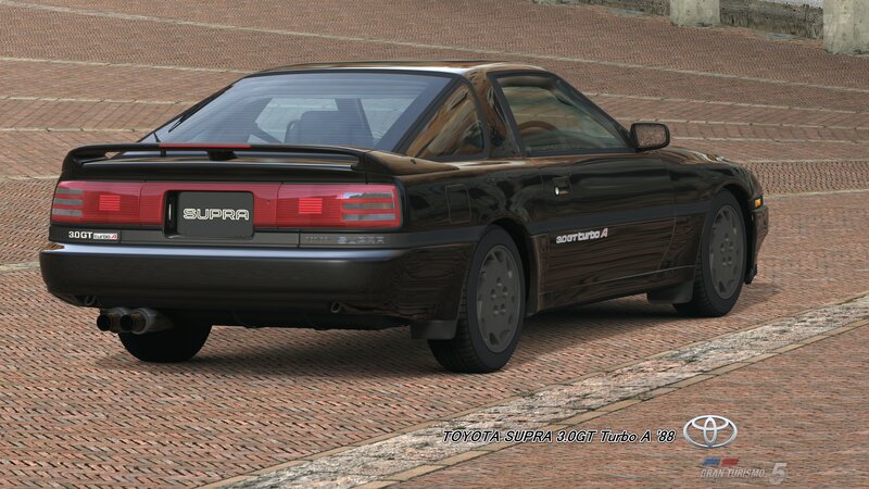 Black Toyota Supra — Neutral, 3d Render