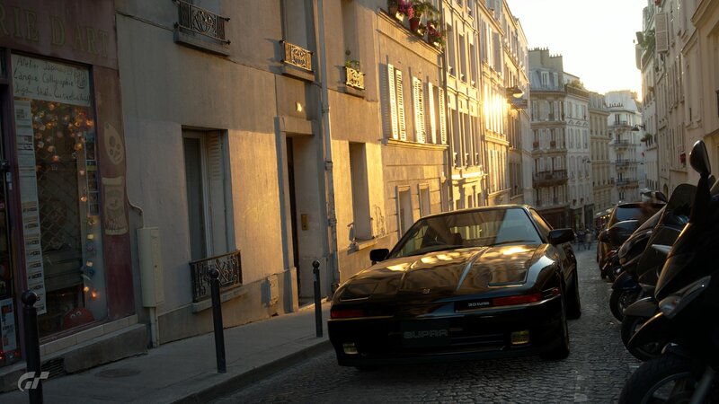 Black Toyota Supra — Serene