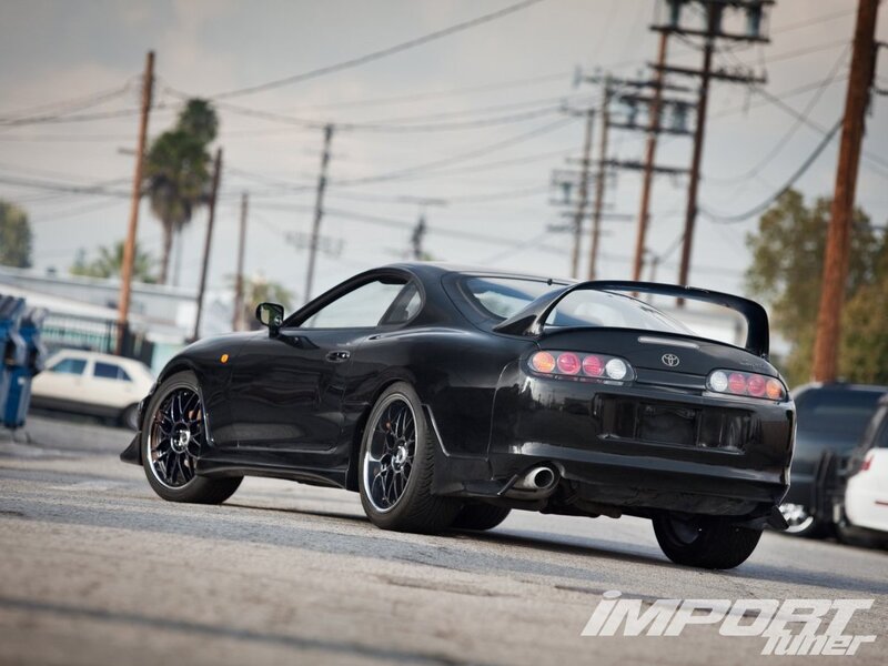 Black Toyota Supra
