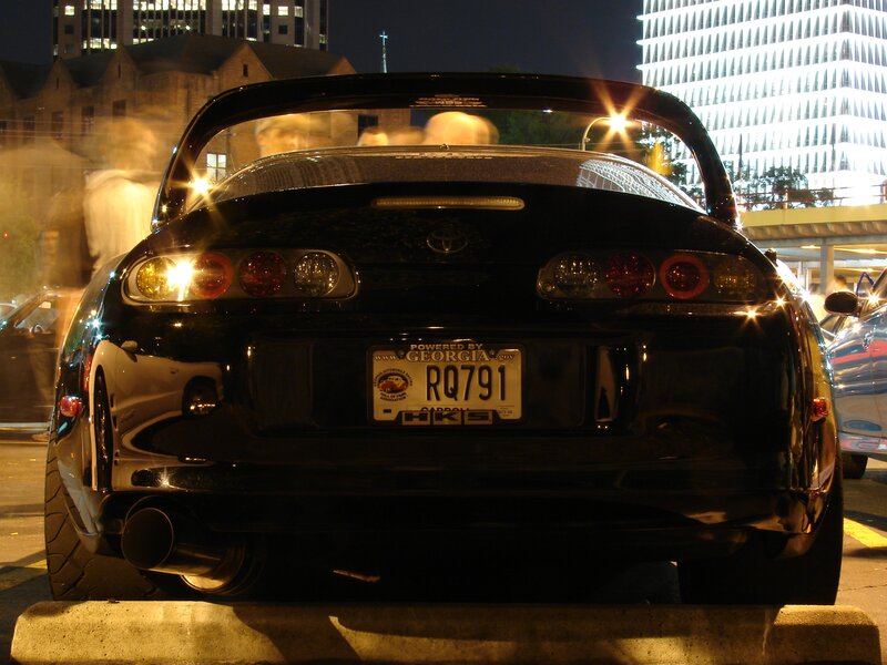 Black Toyota Supra — Urban