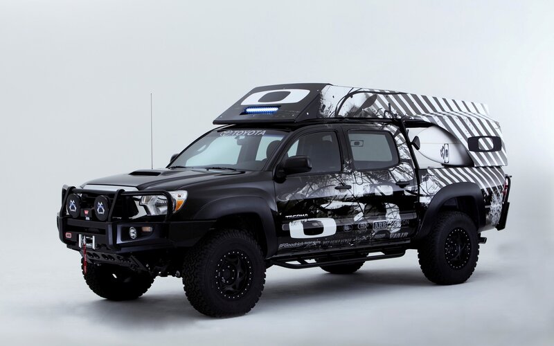 Black Toyota Tacoma Truck — Neutral