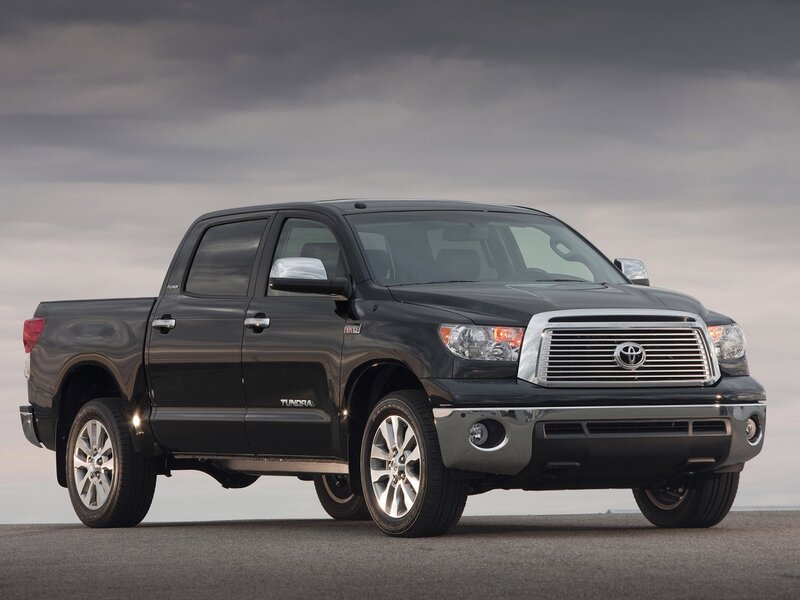 Black Toyota Tundra pickup truck