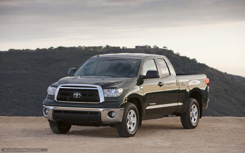 Black Toyota Tundra pickup truck