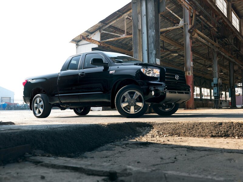Black Toyota Tundra truck