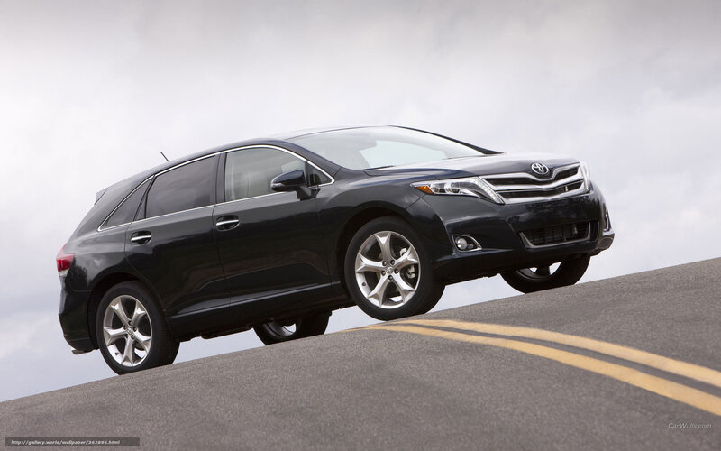 Black Toyota Venza — Dramatic, Photograph, Car