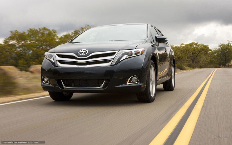 Black Toyota Venza — Dynamic, Photograph