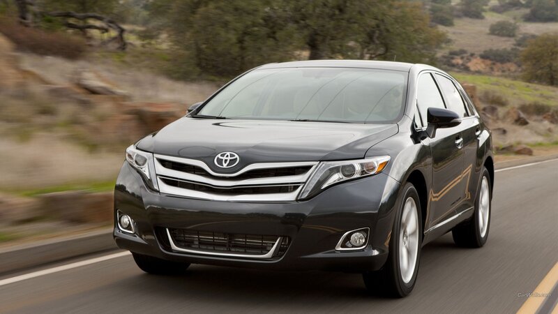 Black Toyota Venza — Gray